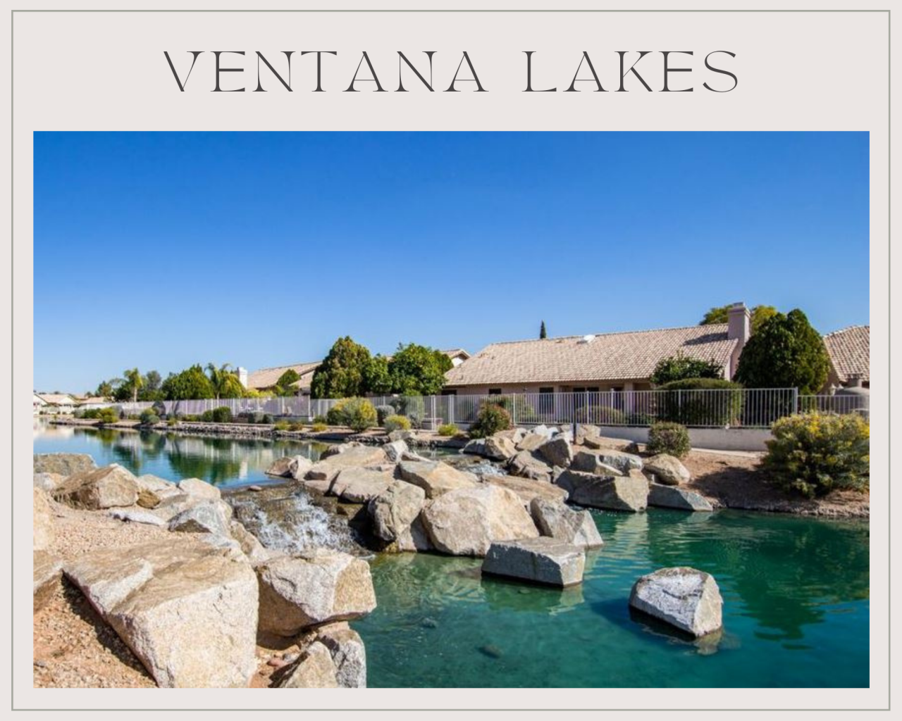 Ventana Lakes Peoria AZ resales real estate and homes for sale MLS listings