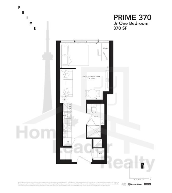 PRIME Condos - Floor plan - Prime 370
