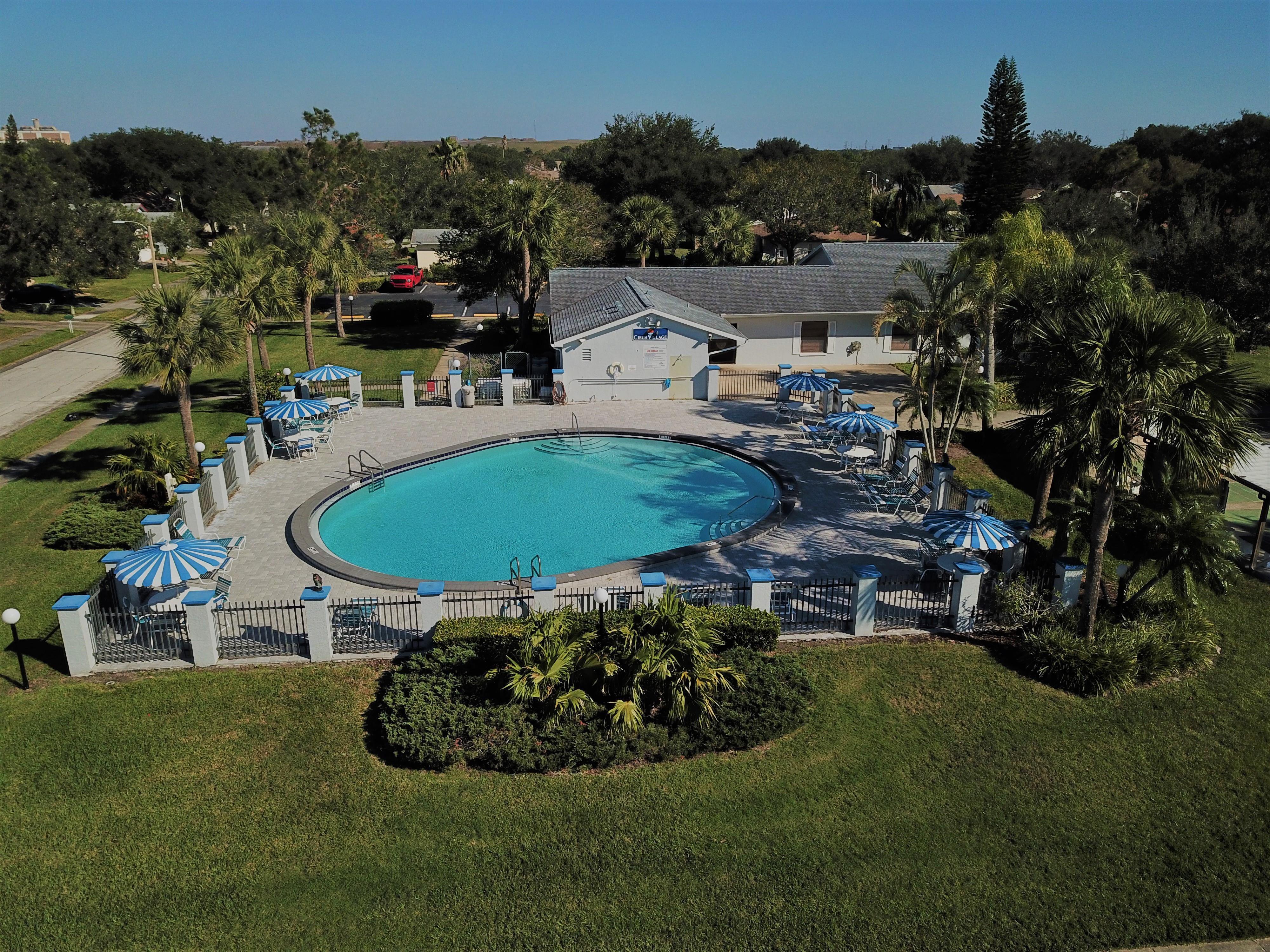 Ciega Village Clubhouse and pool