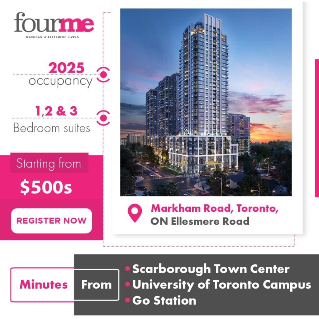 fourme condos on markham rd and ellesmere rd scarborough