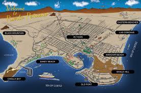 Cholla Bay Mexico Map Map Of Rocky Point And It's Different Neighborhoods. Las Conchas, Sandy  Beach, Mirador/Whale Hill/Old Port, Eastern Beaches, Isla Del Mar, Cholla  Bay