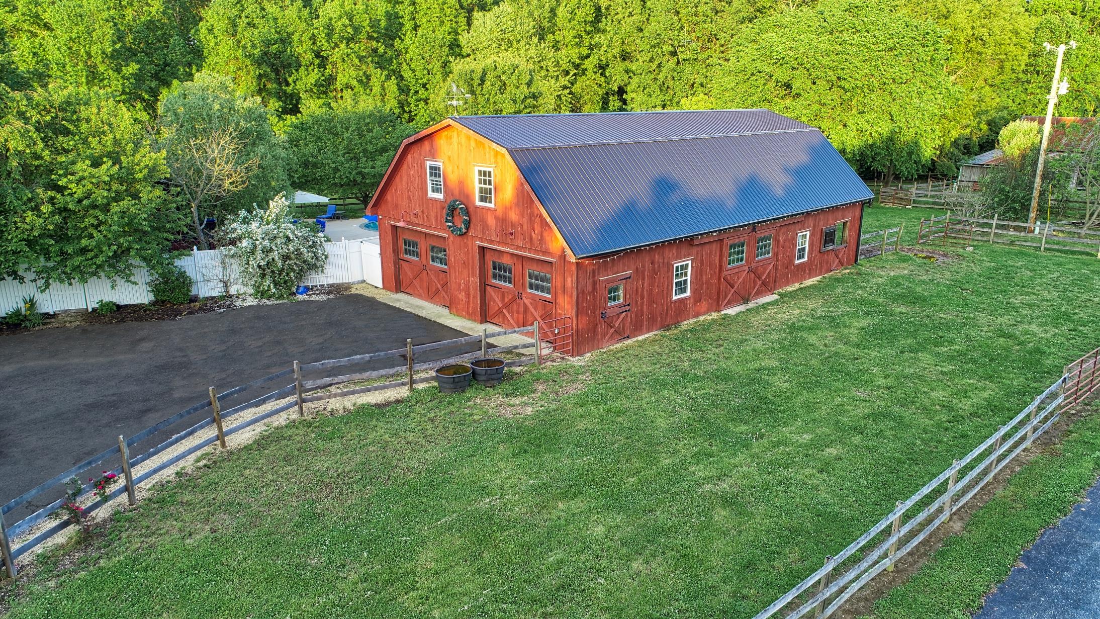Kismet Farm is a wonderful horse farm property that sets on over 12 acres of beautiful level land, in Hughesville, MD - Located at 15080 Cedar Brook Place in Charles County - Southern Maryland.  Listed by Marie Lally, Realtor with O'Brien Realty.