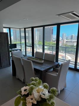 Dining area with stunning views!