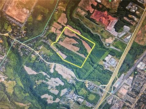 152 acres of private, pristine natural beauty with 50 acres Official Plan development identified or zoned. Commercial development to East and South, Residential developments to North and South. New residental (Eagle Heights ) planned for further west along Waterdown Rd.
