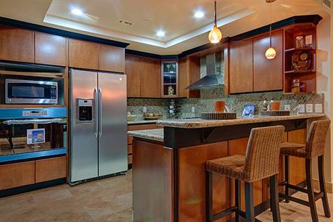 Kitchens are delivered completely equipped