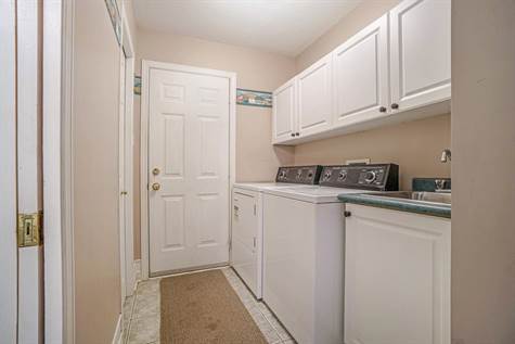 Inside entry from the garage to laundry room.
