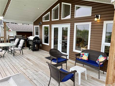 Large covered deck