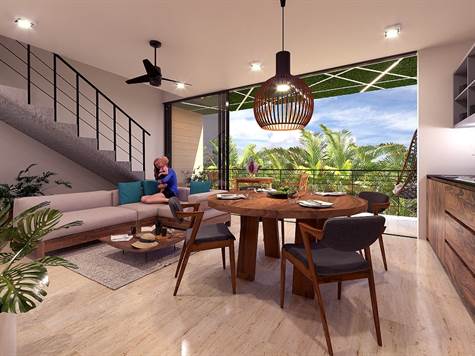 NEW CONDOS for sale in TULUM - view on the nature HALL