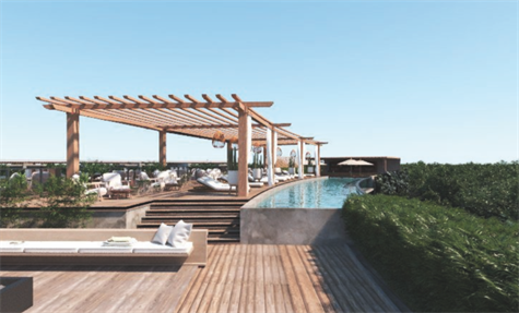 Tulum Real Estate- Lovely PH Studio with terrace in Aldea Zama for sale in Tulum
