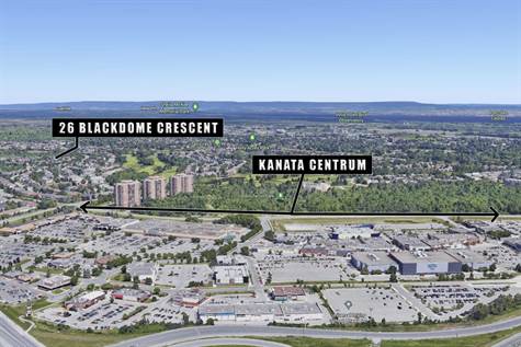 Centrally located walking distance to parks, schools, trials & All Amenities, steps to the Kanata Centrum & easy HWY Access