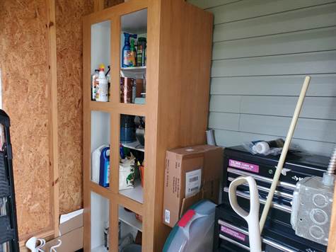 SHELVING IN THE SHED