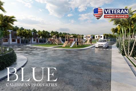 PUNTA CANA REAL ESTATE TOWNHOUSES FOR SALE - EXTERIOR