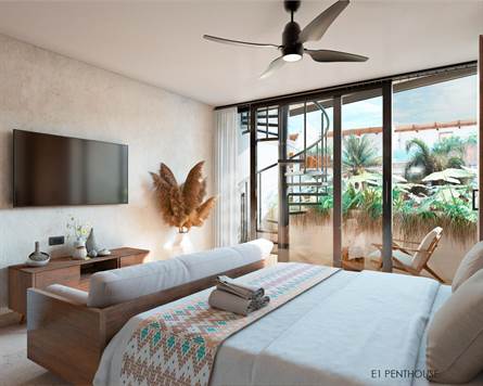 Prime-location furnished 2BR condos for sale in Tulum