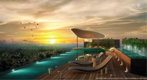 NEW PROJECT DEVELOPMENT FOR SALE IN TULUM ROOFTOP WITH SWIMMING POOL 