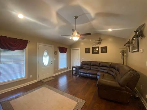 Vaulted Living Room 