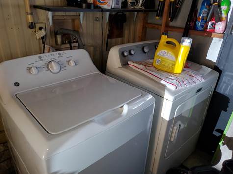GE WASHER AND MAYTAG DRYER