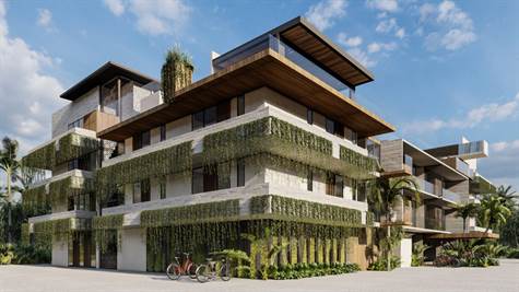 facade - 2 BR Condo with a large terrace for sale in Tulum 