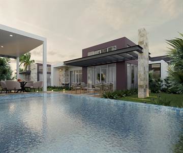 Modern 2BD Villa in exclusive Gated Community in Cap Cana