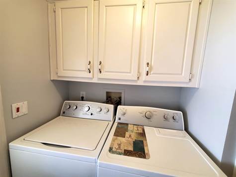 STORAGE ABOVE THE WASHER AND DRYER