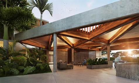 entrance - condo with terrace for sale in Playa del Carmen
