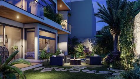 ECO-FRIENDLY APPARTMENT WITH 2 BEDROOMS FOR SALE IN PLAYA DEL CARMEN GARDEN