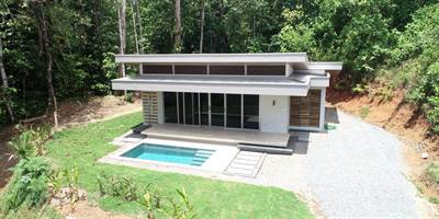 New Construction 2-Bedroom House with Pool & Natural Jungle Setting in Ojochal Costa Rica