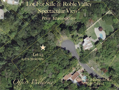 Roble Valley, Lot 23, Humacao, Puerto Rico