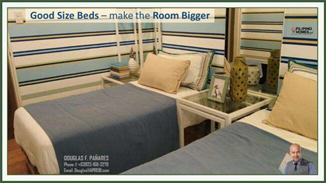 14. Proper arrangement of beds