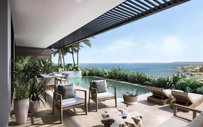 Magnificence Beachfront 2BD Condo in a World-Class Hotel in Cap Cana