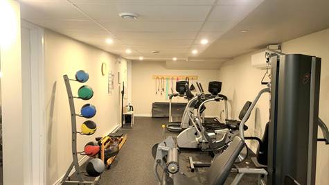 Common area exercise room