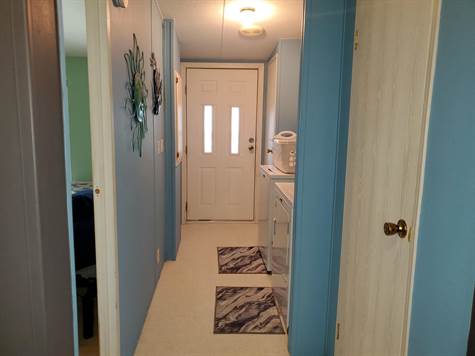 BACK DOOR AND LAUNDRY ROOM
