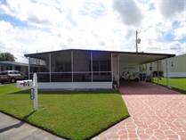 Homes for Sale in Twin Palms Mobile Home Park, Lakeland, Florida $39,900