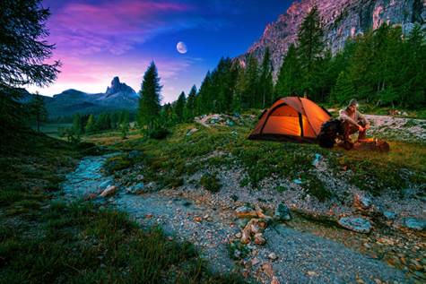 Proposed campsite