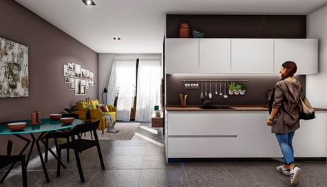 kitchen apartment - Avant-Garde Penthouse for sale in Playa del Carmen
