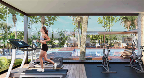 NEW LOT ON SALE IN PRIVATE IN PLAYA DEL CARMEN - GYM