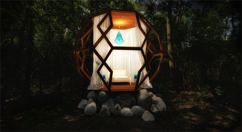 NEW PROJECT ECO-CHIC OF LAND FOR SALE IN TULUM SMALL BUBBLE BEDROOM 