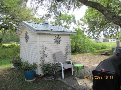SHED AND PATIO