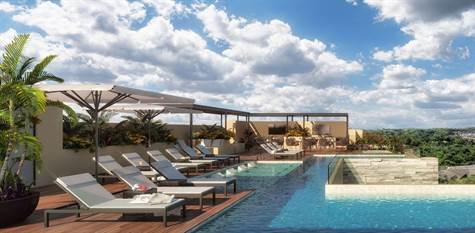 New apartments for sale in Playa del Carmen swimming pool