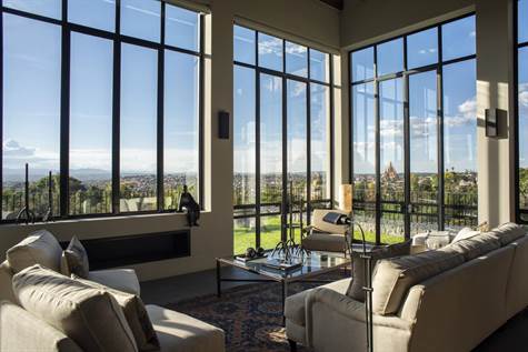 Spectacular views from living room
