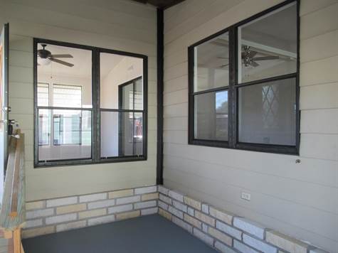 Enclosed porch