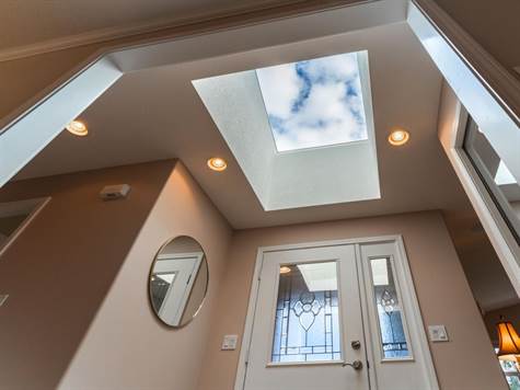 Entry with skylight