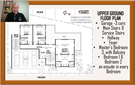 17. Upper Ground Floor Plan - Lot 10A (subject to Owner's customized preferences)
