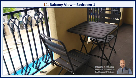 25. Balcony - Bedroom 1