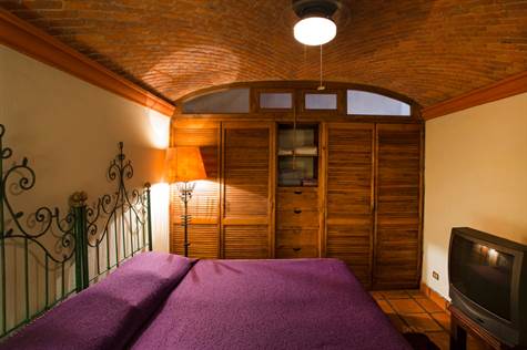Bedroom of guest casita