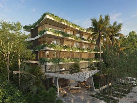 Luxurious Studio with terrace close to the beach for Sale in Tulum 