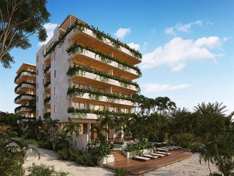 Beachfront 3 bedroom penthouse for sale in Puerto Morelos