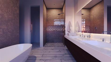 NEW PROJECT DEVELOPMENT FOR SALE IN TULUM BATHROOM WITH SHOWER