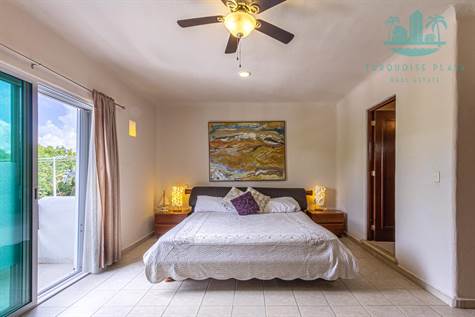 master bedroom in Centro Playa del Carmen real estate
