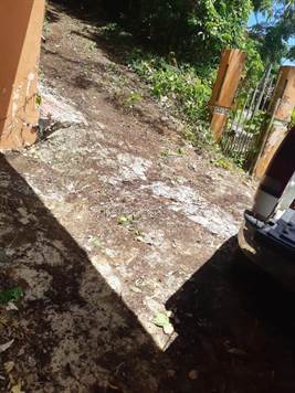 EXISTING CONDITION + PROPERTY IS BEING CLEANED + LANDSCAPED