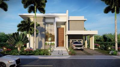New Brand Modern 5BR Villa in Punta Cana Village West 
